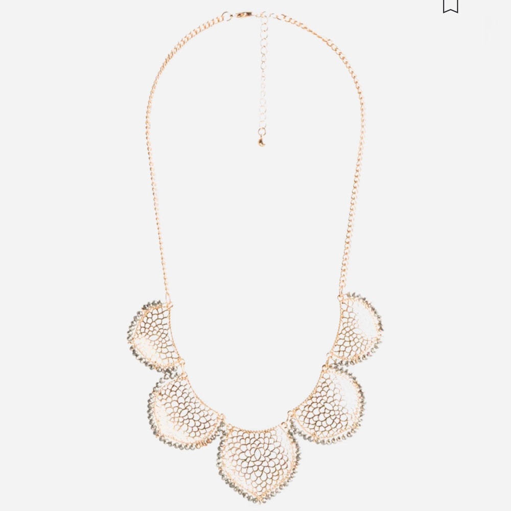 BANCROFT Aliza Filigree Teardrop Necklace